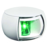 Hella NaviLED Compact - Starboard, White Shroud, Clear Lens