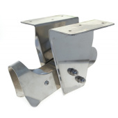 Stainless Steel Flush Mount Bow Roller with Anchor Lock (180 mm)