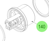 Steyr 2180758-0 - Thermostat Insert for Steyr Engine Cooling Systems