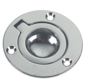 Foresti & Suardi 241A.C - Spring Loaded Lifting Ring Chrome Ø53 Blister