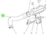 Nanni Diesel 48328139 - Hose for Gearbox Oil Cooler and Seawater Pump