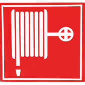 Marine Fire Hose Reel Location Sticker, Soft PVC