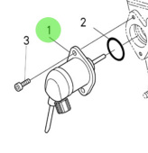 Nanni Diesel 970314777 - Stop Solenoid for N4 Series Engines