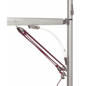 Barton 44030 – Sliding Pin Boomstrut Size 44030, 7.5–9m Boats, Max Tip Load 15kg, White Rods