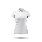 Plastimo 70317 - Women's UVActive Zip Sports Polo - White - Size L