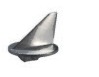 Super Marine Magnesium Anode Short Trim Tab For Mercury 135 Up To 200 HP - Alpha MR/1 Lower Unit