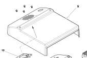 Isotherm SGC00287AA - Upper Lid White Plastic for VE150 Refrigeration Unit