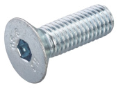 Talamex Stainless Steel AISI 316 Bolt Flat Recessed Hexagon DIN 7991 M4x30 (72 pcs)