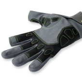 Typhoon Performance Full Finger Youth Sailing Gloves Grey/Lime