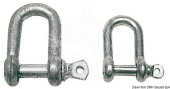 Osculati 08.320.05 - Shackle Made Of Galvanized Steel 5 mm (10 pcs)