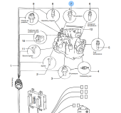 Vetus VD40150 - Coolant Temp Sensor/Switch