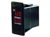 Talamex Voltage & Current Dual-Meter Switch Mount 4.5-30V & 0-15A