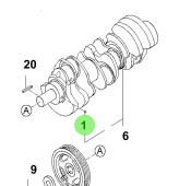 Bukh MF540-010 - Steel Ball for S270J Crankshaft and Piston Assembly
