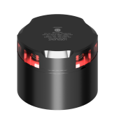 Lopolight 201-014-B-CD - Navigation Light 2NM 360° Red, Black W/Connector & Alu-Base (CD)