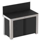 Eno PMIP12085 - Mobile Furniture Felix Stainless Steel Black