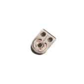 SeaSure 01.18 25 mm Chrome-Plated Brass Sheave Single Bolt Down High-Load Block
