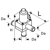 Webasto 9014606A - SP Bag 3-2 Way Magnetic Valve 12V Elect