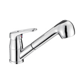 Lalizas 99960 - Faucet With Adjustable Flow Sprayer And Pull Out Shower Tube 150 cm