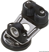 Viadana Low Cam Cleat Swivel Base with Fairlead for Sheets up to 8 mm