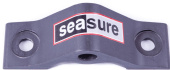 SeaSure 18.12 2-Hole Transom Gudgeon with Carbon Bush, 8 mm Pin Hole, 6 mm Fixing Holes