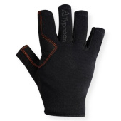 Typhoon Essential Half Finger Sailing Gloves Black/Solar