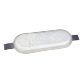 MME Aluminium Weld-On Hull & Rudder Anodes for Steel Hulls