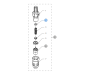 Vetus STM1384 - Shim 1.55 for Nozzle Holder