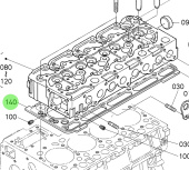Bukh 1G464-0360-0 - Cylinder Head Gasket for EPA48 Engines