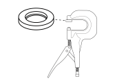 Surefas 190505-1 - Rubber Ring for Cap (A) for Pres'nSnap (Spare Part)