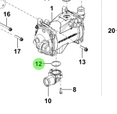 Bukh HW101-4H190 - Intercooler O-Ring for R210J Engines