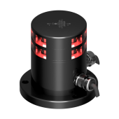 Lopolight 200-014G2ST-PRO-180 - Navigation Light 2NM 180° Red, Double, Black Anodized