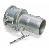 Kamlok Female Part C, Stainless Steel, 1" Stem