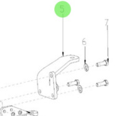 Nanni Diesel 95310779 - Front Engine Mount Support for N4 Series Engines