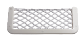 Allpa Plastic Storage Bin, White, With White Elastic Net, Dim. 180x365mm
