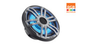 Hertz HEX 6.5 S-LD-G - 6.5" Marine Sport Coax Speakers Gray RGB LED (2 pcs.)