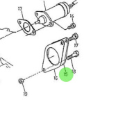 Nanni Diesel 970302871 - Hydraulic Pump Cover for Regulator Adjustment