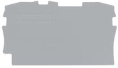 Wago Connection Clamp End/Middle Plate Gray 1.5/2.5mm²