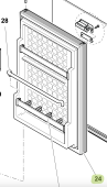 Isotherm SGC00043AA - Door for Cruise CR100 Fridge