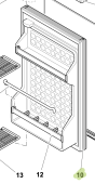 Isotherm SGC00092AA - Fridge Door for Cruise CR90 BIG Refrigerator/Freezer