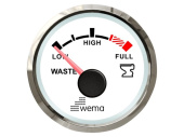 Wema 210698 - Holding Tank Gauge NMEA2000 Silverline White 0-4/4