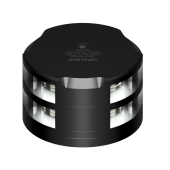 Lopolight 201-012-B-IR-FB - Navigation Light 2NM 360° White & IR, Horizontal Mount, 0.7m, Black