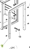 Isotherm SGB00190AA – 3-Sided Flush Mounting Frame Inox for CR42/CR49 Clean Touch