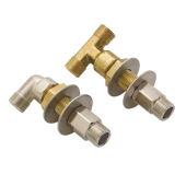 SeaStar HF5514 - Bulkhead Fitting Kit L=3/4" For 3/8" Tube, Twin Cylinder