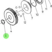 Nanni Diesel 970302097 - External Circlip for Camshaft Injection Pump