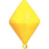 Plastimo 16443 - Bi-conical Marking Buoy Yellow With Empty Eyelet Ø 80 Cm - 186 Kg