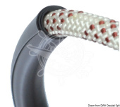 Osculati 06.453.01 - Spiroll Rope Saver 8/16 mm Black