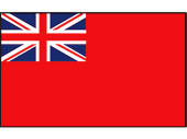 Red Marine Flag of Great Britain