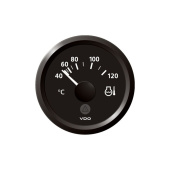 VDO A2C60000950 – ViewLine Coolant Temperature Gauge 120°C Black 52 mm 12-24V DL