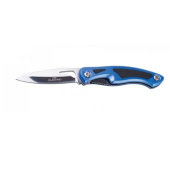 Plastimo 67427 - Blue folding knife, All-rounder marine knife