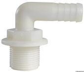 Osculati 52.198.25 - Hose Adapter 3/4" x 25 mm 90°